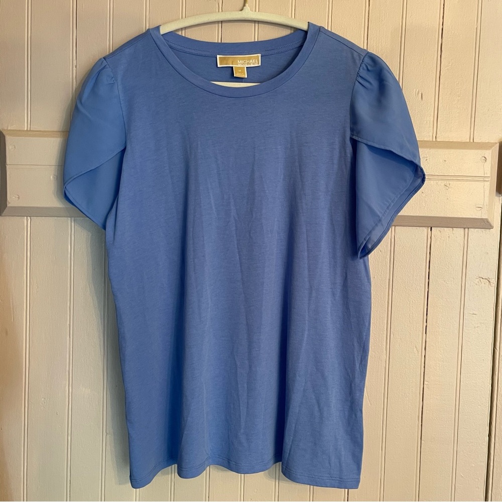 7. NWT Michael Kors Blue Short Sleeve T-Shirt Size M